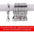 thumbnail image 2 of 40 Pcs Metal Curtain Ring For Curtains And Poles,dangling Sliding Eyelet Ring 32 Mm Inner Diameter Banmo, 2 of 5