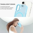 thumbnail image 5 of GAOBAO Magnetic for iPhone 16 Case, Compatible with MagSafe, Drop Protection Slim Translucent Matte Shockproof with Anti-Fingerprint Phone Case, Blue, 5 of 7
