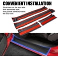 thumbnail image 4 of Car Door Sill Protector for Jeep Wrangler JL JLU 2018-2024 & Gladiator JT 2020-2024, Anti-Scratch Rubber Threshold Guards, Non-Slip Adhesive Door Entry Protectors, 4-Piece Set, 4 of 11