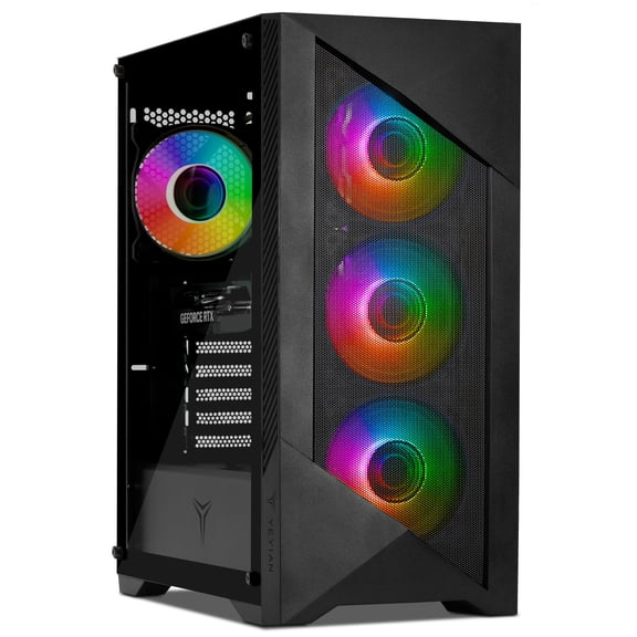 PC gamer Yeyian YPA-ED560XTB-3502M AMD Ryzen 5 5600XT, RTX 3050 6GB GDDR6, 16GB DDR4 3200Mhz, 1TB NVMe 4, A520, 650w 80+ Bronze WIFI