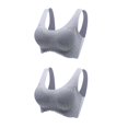 thumbnail image 2 of Utoimkio 2 Pack High Support Sports Bras for Women No Underwire Workout Gym Activewear Bras for Women, 2 of 3