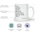 thumbnail image 2 of YouNique Designs 9 Year Anniversary Mug, 11 Ounces, Funny 9th Anniversary Coffee Mug for Him, Ninth Year Pottery Anniversary Cup, 9th Wedding Anniversary Cup for Husband and Wife (White), 2 of 5