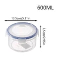 thumbnail image 7 of Storage Container for Home Organization Round Canister with Thickened Lid and Fresh Keeping Design for Kitchen and Living Spaces, 7 of 7