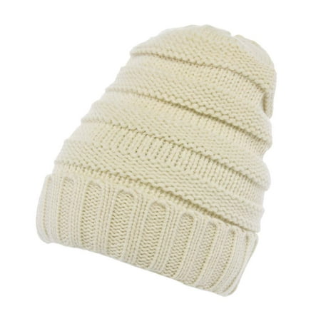- DG Hill Winter Hat For Women Slouchy Beanie Hat Chunky Knit Stocking Cap Soft Warm Cute