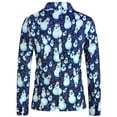 thumbnail image 7 of Men Long Sleeve Casual Button Christmas Printed Suit Jacket Two piece Set Holiday Festive Theme Funny Suits, 7 of 7