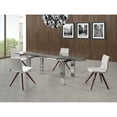 thumbnail image 6 of Whiteline Modern Living Silver Cuatro Contemporary Dining Table, 6 of 10