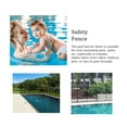 thumbnail image 4 of Patiojoy Swimming Pool Safety Fence Classic In-Ground Guard 4'x12' Security Barrier, 4 of 6