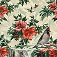 thumbnail image 6 of nygtbtfer Table Covers with Elastic Edge,Christmas Red Cardinal Birds with Fitted Tablecloth for Round Table Red Flowers with Green Leaves,Oil Proof able Cloth for Indoor 46-50, 6 of 8