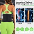 thumbnail image 4 of Cinturón de soporte abdominal de alta elasticidad para hombres y mujeres, faja moldeadora para esculpir el cuerpo después del parto, entrenador de cintura de malla transpirable para fitness y ejercici, 4 of 9