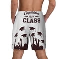 thumbnail image 3 of Kdxio Congratulation New Class Print Men'S Swim Trunks With Compression Liner 7 Inch Inseam Quick Dry Swim Shorts, 3 of 7