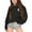 S10-Black, variant on Rhuody Sweatshirts For Girls Crewneck Long Sleeve Cartoon Prints Pullover Sweatshirt Fashion Big Girls Wear 4-5 Years Pink