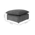 thumbnail image 4 of Taburete Puff Nabu Gris Oxford Kessa Muebles, 4 of 4