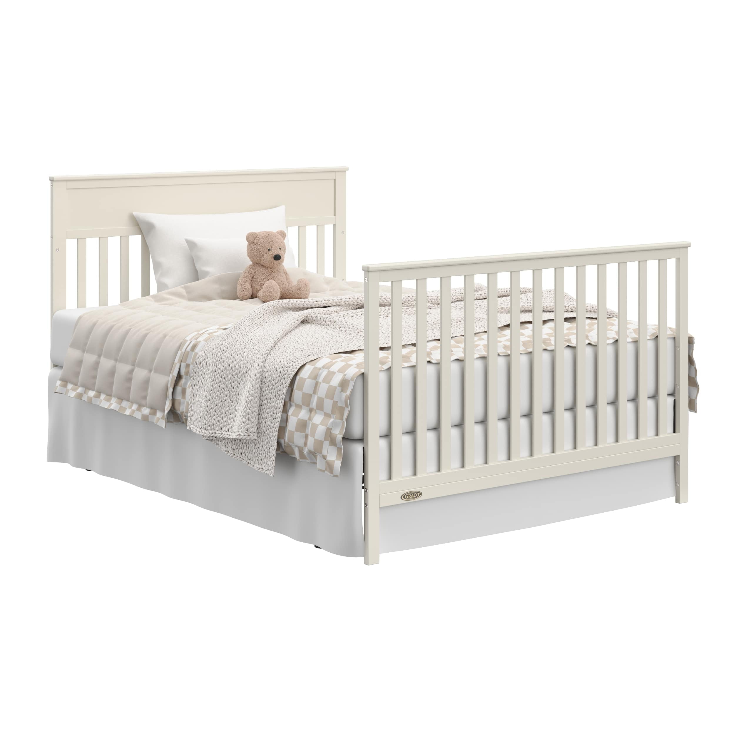 Graco Shiloh Convertible Baby Crib and Changer, Frosted Oat