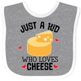thumbnail image 3 of Inktastic Cheese Lover Kids Boys or Girls Baby Bib, 3 of 4