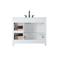 thumbnail image 2 of Elegant Kitchen and Bath 42 Inch Single Bathroom Vanity In  Chocolate Oak, 2 of 7