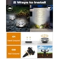 thumbnail image 4 of Luces solares de tierra btfarm, paquete de 16 unidades, IP65, impermeables, 4 of 7