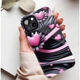 thumbnail image 5 of Valentine's Day Heart - shaped Floral 3D iPhone Case, Trendy Design for Fashion Enthusiasts, Compatible with iPhone 11/12/13/14/15/16 (Pro Max/Plus), 5 of 9