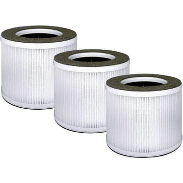 3-in-1 True HEPA Carbon Filter Replacement For Silentnight Air Purifier 42269, 3 Packs