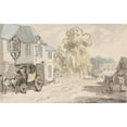 thumbnail image 2 of Samuel Howitt 18x13 Gold Ornate Wood Frame and Double Matted Museum Art Print Titled - Riders Outside an Inn, 2 of 4