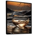 thumbnail image 2 of Designart "Harmonious Bronze Vase Brilliance" Abstract Still Lifes Floater Framed Wall Art Prints, 2 of 5
