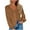 Brown, variant on UYISJ Cropped Cardigan Sweaters for Women Lantern Long Sleeve Crochet Knit Shrug Open Front V Neck Button Up Tops Army Green XL