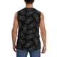 thumbnail image 4 of Fotbe White Pineapples Men's Camiseta sin Mangas Estampada para Hombres, Playera Casual para Gimnasio, Entrenamiento, Playa-Small, 4 of 7