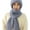 Grey, variant on Joernso Winter Warm Hat with Scarf Solid Color Friendly to Skin Windproof Thickened Ear Outdoor Beanie Hat for Women