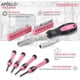thumbnail image 3 of Kit de herramientas rosa, caja de herramientas para mujer de 39 piezas con juego de alicates, martillo, destornillador de precisión y herramientas domésticas en una caja duradera - Regalo de, 3 of 7