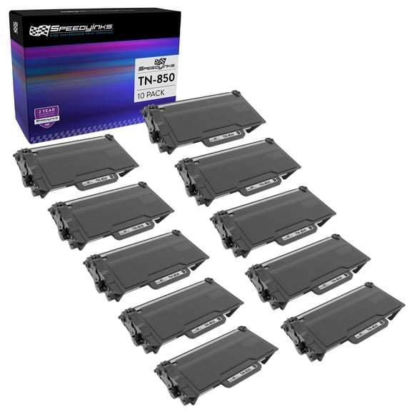 Speedy Inks Compatible Toner Cartridge Replacement for Brother TN850 High Yield (Black, 10-Pack)