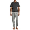 thumbnail image 5 of Hanes Men's 1901 French Terry Jogger Lounge Pant with Front and Back Yoke, 5 of 6