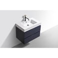 thumbnail image 6 of Kubebath Bliss 30" Blue Wall Mount Modern Bathroom Vanity, 6 of 6