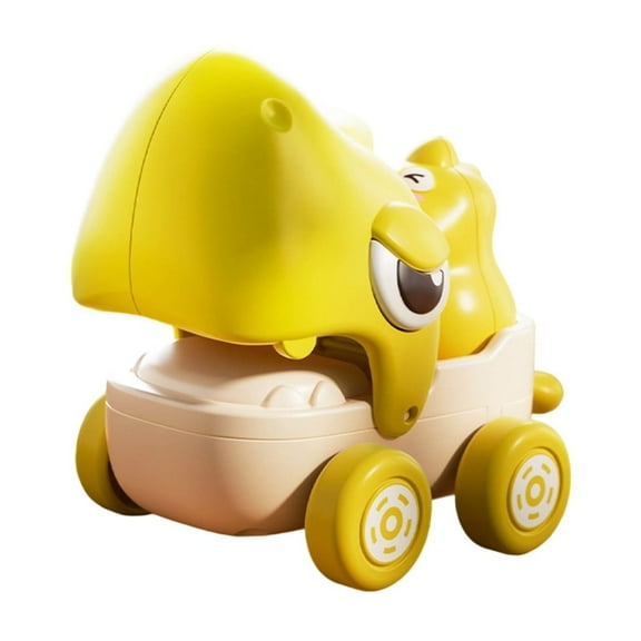 Dinosaur Car Toys for Toddlers 1-3, Press and Go Racing Cars Set, Cute Vehicles for 1 Year Old Boys Girls, Baby Christmas Birthday Gift