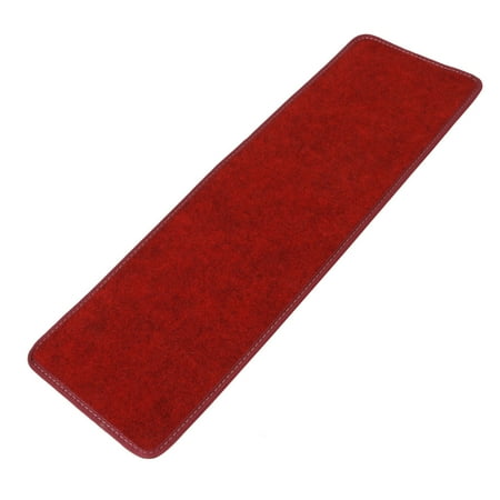 Household Polypropylene Fiber Non-slip Floor Stair Mat Pad Rug Red 80cm x 24cm Only 1 Piece