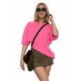 thumbnail image 5 of MOYIKO Oversized T Shirts for Women Short Sleeve Loose Fit Crewneck Tees Summer Tops, 5 of 7