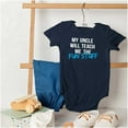 thumbnail image 6 of My Uncle Will Teach Me The Fun Stuff Romper Boys or Girls Infant Baby Brisco Brands NB, 6 of 7