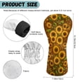 thumbnail image 7 of Uorisanigo 3PCS Golf Club Head Covers Set for Driver, Fairway Wood and Hybrid, Waterproof Sunflower Print Headcovers for Club Protective, Abrasion-Resistant, 7 of 7