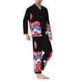 thumbnail image 2 of Sikiie Happy Independence Day Gnome Mens Pajama Set, Soft Warm Long Sleeve Sleepwear, Cozy Button-Down Pjs for Men-Medium, 2 of 7
