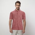 thumbnail image 1 of Men's Shirt Button Short Sleeve Casual Solid Top for Everyday Everyday Weekend Wear Lightweight Breathable Summer, 1 of 3
