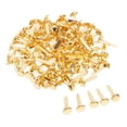 thumbnail image 3 of 00 Fasteners Handmade Paper Fasteners 8x15mm , 100pcs golden round head, 3 of 8