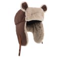 thumbnail image 3 of Gorro de invierno Adorable con orejas de oso, gorro de invierno de felpa con orejeras, gorro de caza al aire libre, gorro cálido, cómodo gorro de invierno, gorro de felpa, 3 of 8