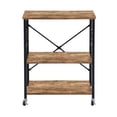 thumbnail image 2 of Carro de Servicio Multiusos HOMEMAKE FURNITURE 3 Capas Color madera Industrial Rústico, 2 of 6