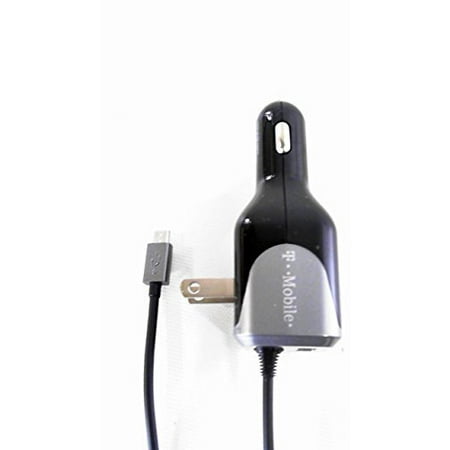 Universal Micro Usb 2 In 1 Car Wall Charger For Mobile Smart Phone Universal Micro Usb 2 In 1 Car Wall Charger For Mobile Smart Phone Devices Silver