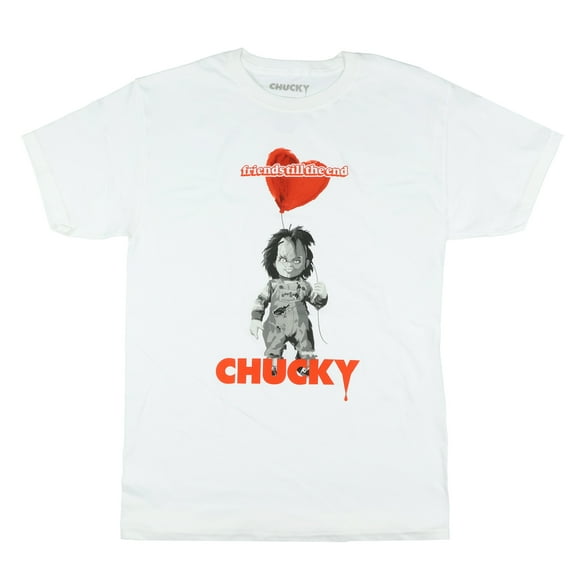 Child's Play Chucky T-Shirt Men's Friends Till The End Adult Short Sleeve Tee
