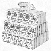 RWYP 100 Pack 1000 Pcs Travel Size Tissues Bulk 2 Ply Black Floral Small Mini Tissues Pack Individual Facial Tissues Pocket Tissue Packs for Wedding Graduation Housewarming Ceremony Graduation