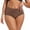Khaki, variant on NAFUU Women's Bikini Panties Womens Underwear High Waist Full Coverage Briefs Soft Breathable Postpartum Panties Stretch Underpants Full Coverage Panties