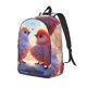thumbnail image 1 of Disketp Heart Sky Bird Couple Mochila de Lona Estampada, Mochila Escolar de Viaje Ligera para Estudiantes y Portátil-Medium, 1 of 5