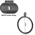 thumbnail image 3 of 30 PCS 1.5-Inch Curtain Rings for Curtain Rod, Can Fit Up to 1.4-Inch Curtains Rod, 3 of 5