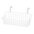 thumbnail image 1 of Basket with hook, hang it behind a door or on a railing, white, 1 of 5