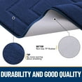 thumbnail image 4 of Buganda Door Mat for Inside, Absorbs Moisture and Low Profile Doormat Outdoor, Dirt Trapper Rugs for Entryway, 24"x36", Navy Blue, 4 of 8