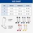 thumbnail image 3 of 5 Pairs Knee High Soccer Socks for Men Women, Cushioned Athletic Football Socks, Breathable Moisture Wicking, Stretch Fit for Team Sports, Training and Outdoor Play, 3 of 8